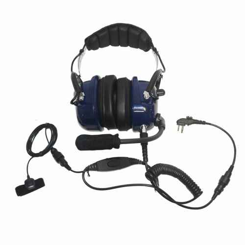 Team PR-2308 Micro-cascos para entornos ruidosos conector walkies Team Tecom serie IP