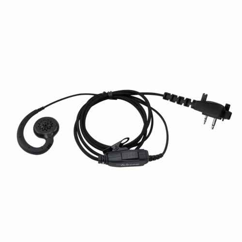 Telecom MAF-CR-ICF11 Microauricular con cable reforzado tejido fibra para walkies ICOM