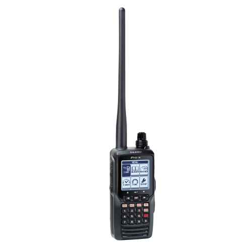 Yaesu FTA-550L walkie banda aviación con VOR e ILS