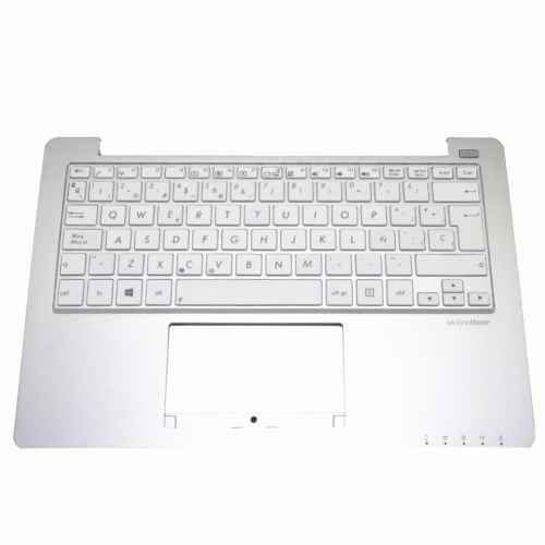 Teclado de recambio para ordenador portátil ASUS - ASUS x201 blanco con marco 71472