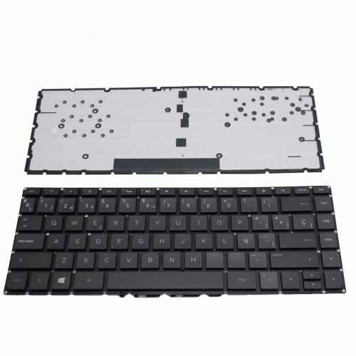Teclado de recambio para ordenador portátil HP - HP PAVILION 14-ab 14-ab000 a14-ab100 negro retroiluminado 71550