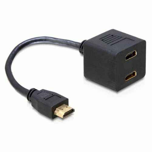 Cable adaptador video HDMI-m a 2xHDMI-h duplicador 800100