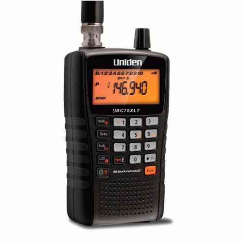 Uniden UBC75XLT Receptor scanner portátil 25 - 512 MHz 300 canales AM - FM
