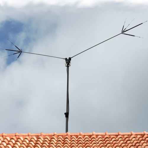 Diamond HFV5 Antena dipolo rígida en V para 6, 10, 15, 20 y 40 m - Diamond original
