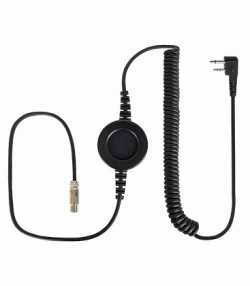 Komunica NC-PRO-CAB-IL Cable compatible con series NC-PRO, con PTT redondo y conector para Icom IL -2 pines-