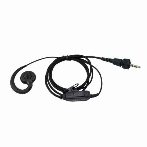 Telecom MAF-CR-TK3601 Microauricular pinganillo con cable reforzado tejido fibra para KENWOOD TK-3601