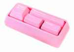 Set de oficina retro teclado rosa 51369