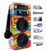 Altavoz BIWOND joybox karaoke Bluetooth comic 51607