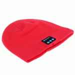 Gorro de lana con auriculares Bluetooth 3.0 rojo 60099