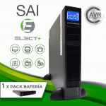Sistema de alimentación ininterrumpida rack Protect online 6000Va el0007 + 1 pack baterías 12V/7ah 16pcs elect + EL0009