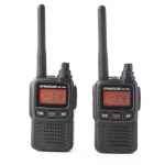 Dynascan AD-09+ Plus pack 2 walkies+maletín+auriculares de uso libre normas PMR446