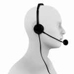 NAUZER HEL770 Y2 Microauricular tipo diadema para walkies Yaesu Vertex VX-246 y similares