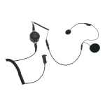 Nauzer KIM-130-G2 Microaltavoz walkie TETRA Matra G2 para casco policial