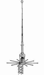 Sirio 2016 Antena base CB 27 MHz 16 radiales