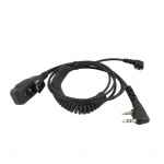 Telecom ADAPT-PELT-U173R-I Adaptador con pulsador y micrófono para conectar cascos Peltor SPORTTAC a walkie Icom 2 pines