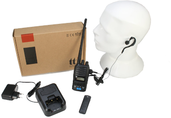 Kit suministrado walkie TTI TCB-H100