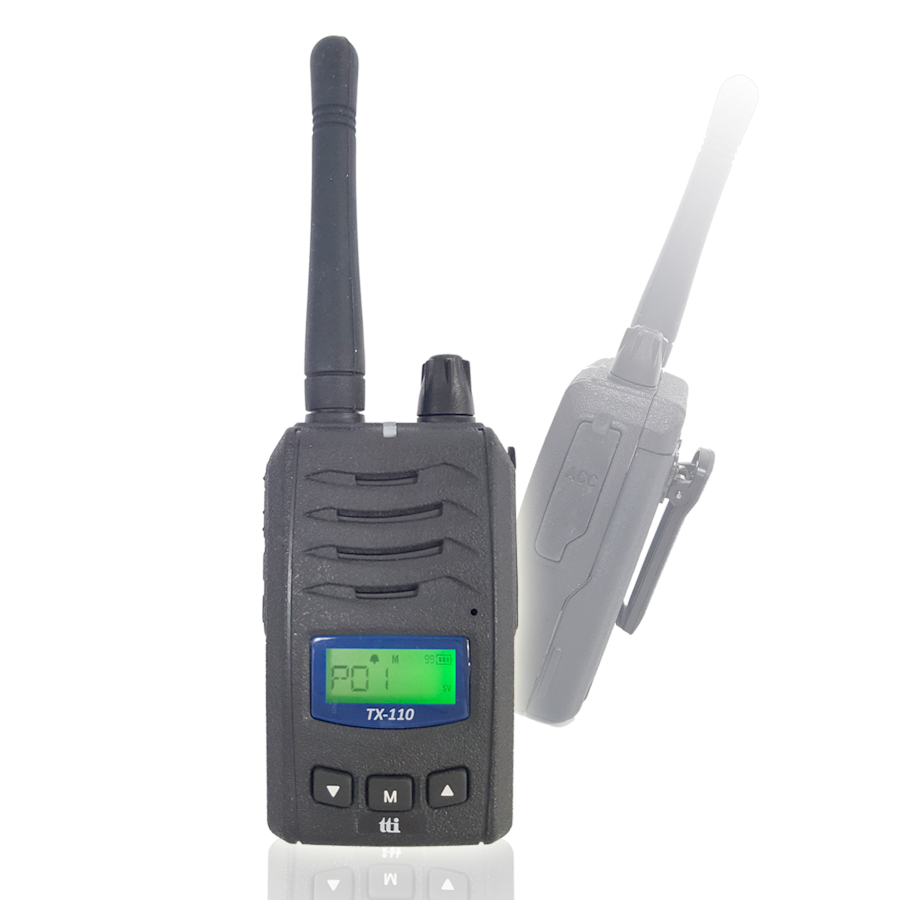 TTI TX-110E parella de walkies professionals d's lliure PMR446 256 MEMORIAS
