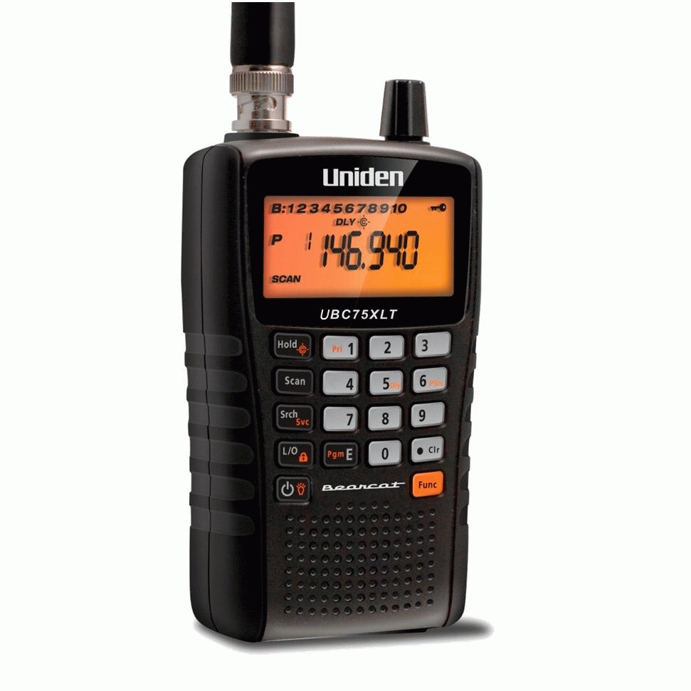 Uniden UBC75XLT Receptor scanner portátil 25 - 512 MHz 300 canales AM - FM