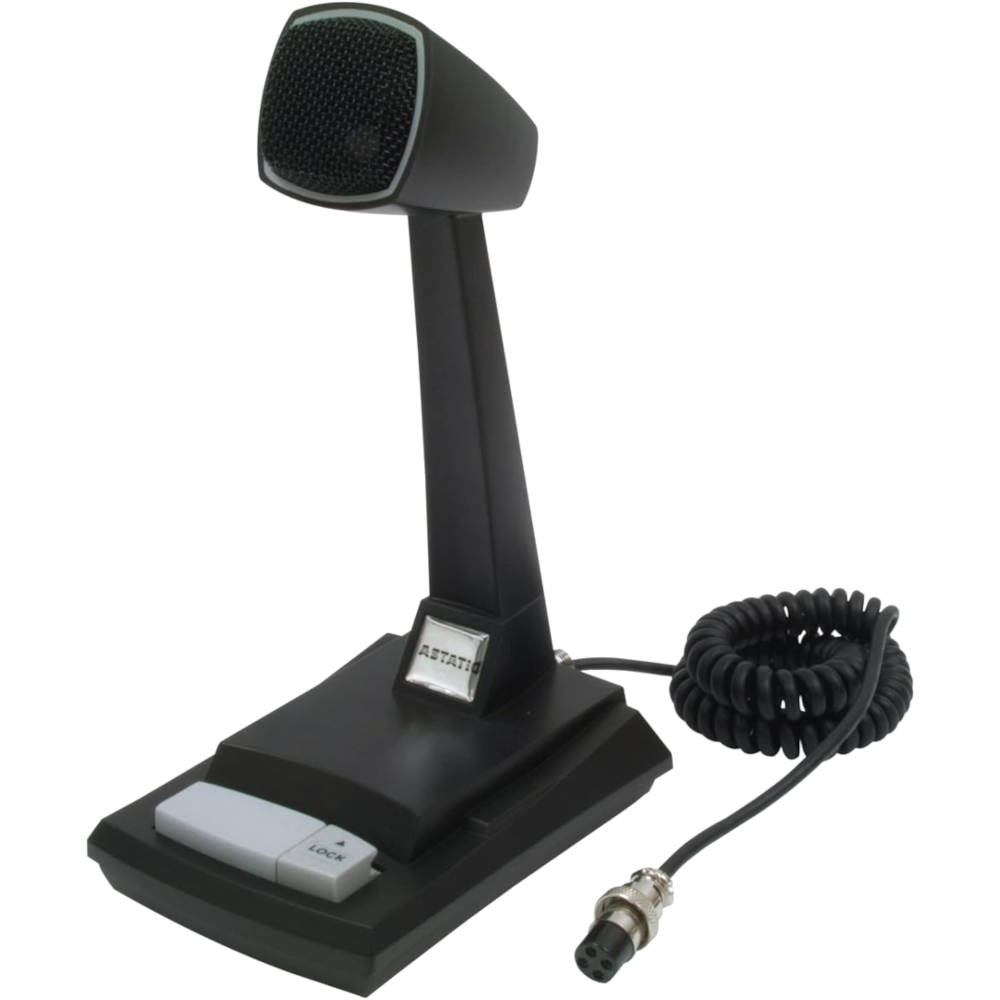 Astatic AST878DM Micrófono sobremesa para emisoras CB - compatible Cobra / Galaxy / Uniden / Super Star 3900