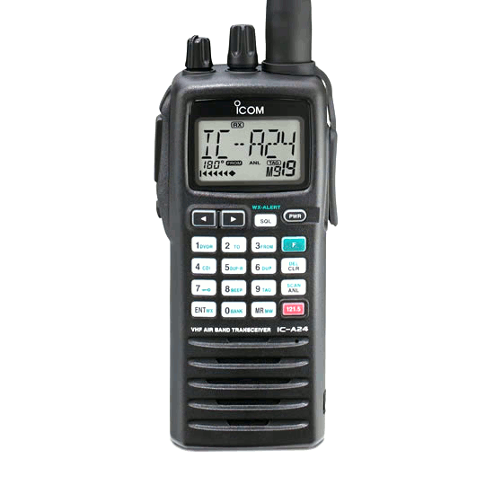 Icom IC-A24 walkie banda aviació amb VOR