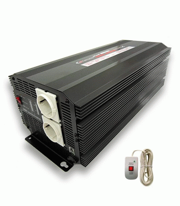 Komunica A-301/2500-24-REMOT Inversor 24V a 220V 2500W + control remoto
