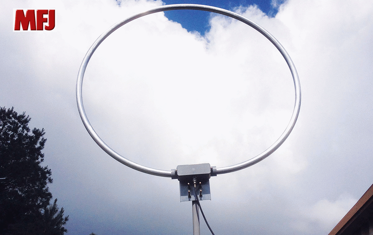 MFJ1886X Antena loop per recepció HF de 500 KHz a 30 MHz
