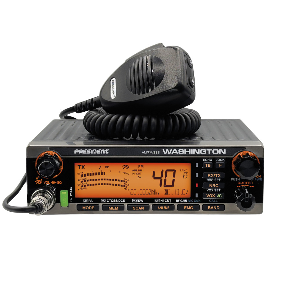Emisora President Washington - Radioafición HF para 10 y 12 metros
