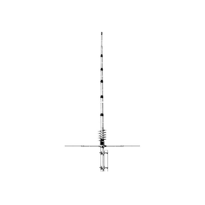 Sirio New Tornado 2024 Antena CB de 27 a 30 MHz 5/8 7.23 m con 4 radiales