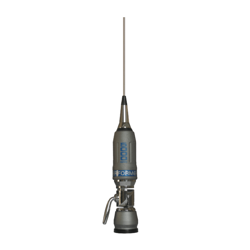 Sirio Performer 5000PL antena móvil CB 27 MHz 7/8 1.96 m acero inoxidable abatible