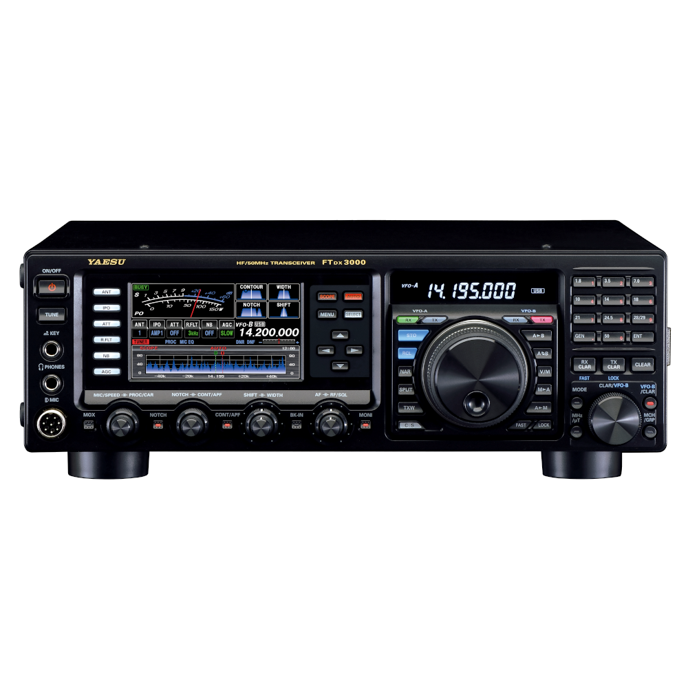 Yaesu FT DX 3000, transceptor HF / 50 Mhz de 100 W Con acoplador de antena