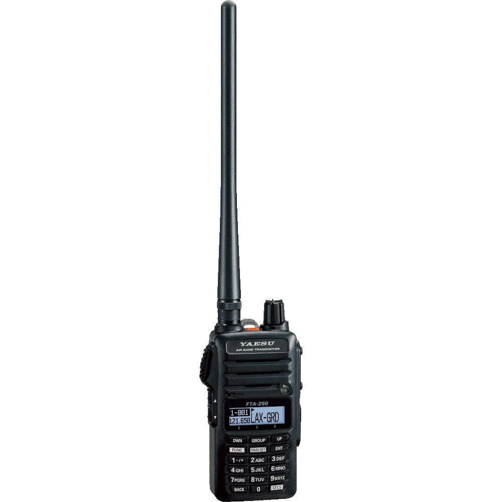 Yaesu FTA-250L el walkie perfecto para comunicaciones aereas - tambin apto para drones