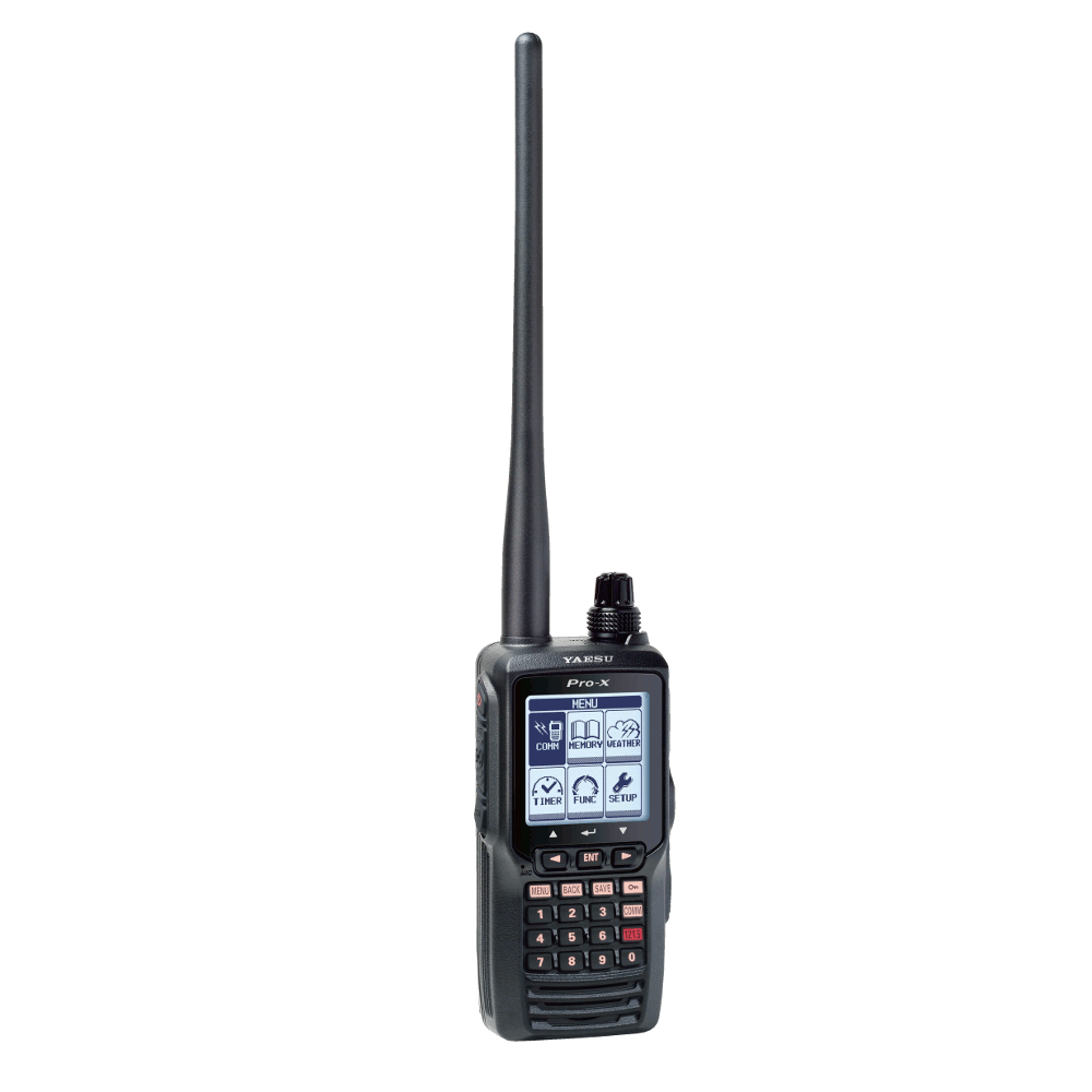Yaesu FTA-550L walkie banda aviaci amb VOR i ILS