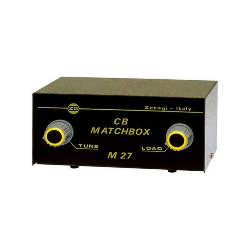 Zetagi M-27 MatchBox acoplador de antena de 26 a 28 MHz 500 W