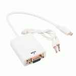 Conversor mini HDMI a SVGA+audio c/m-SVGA/h+3.5/h blanco 51593
