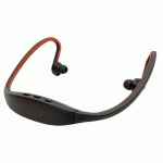 Auricular diadema Sport mp3+radio fm rojo 51801