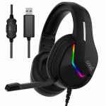 Auriculares pc / PS4 / ps5 / xbox gaming iluminación cool storm black USB 7.1 56229
