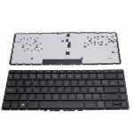 Teclado de recambio para ordenador portátil HP - HP PAVILION 14-ab 14-ab000 a14-ab100 negro retroiluminado 71550