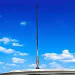 D-Original MI-80-PAL Antena móvil VHF 66-88 MHz base palometa y cable incluidos